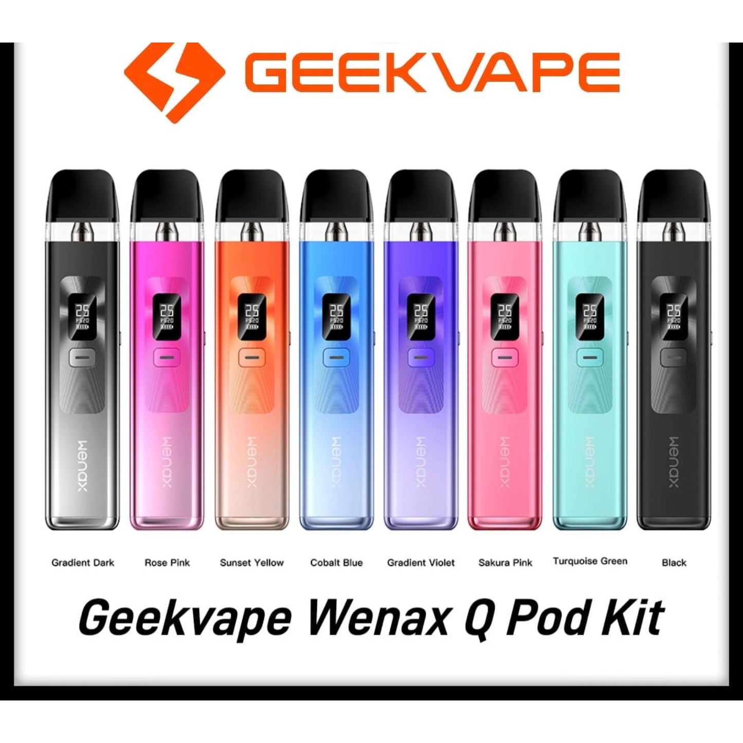 Geekvape Wenax Q Kit in UAE - Shop Now!Color: BLACK