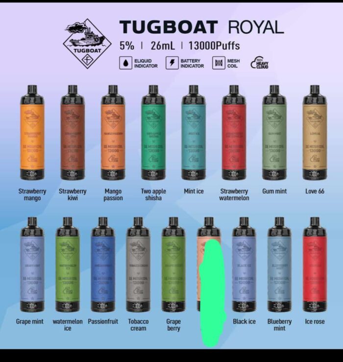 Tugboat Royal 13000 Puffs